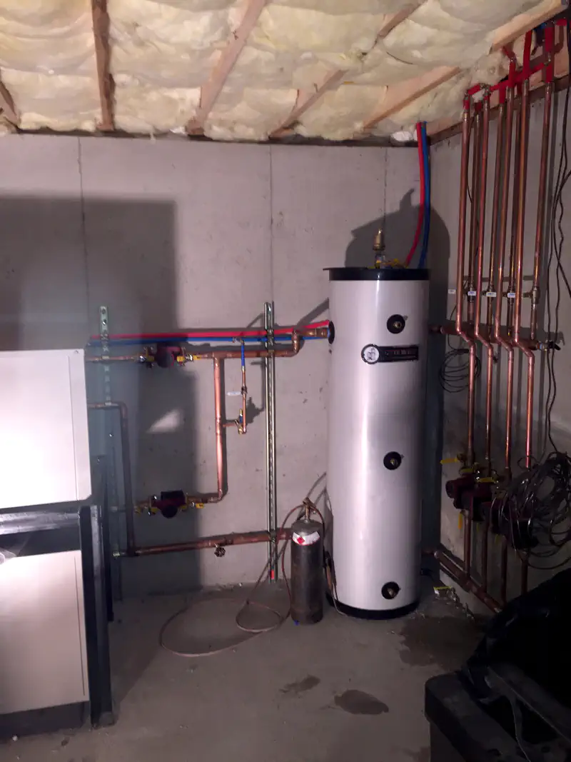 Inside Basement showing Geothermal